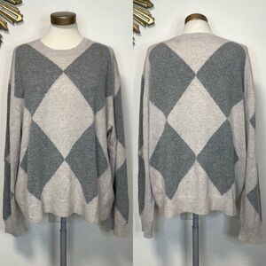 ATM Argyle Cashmere Sweater